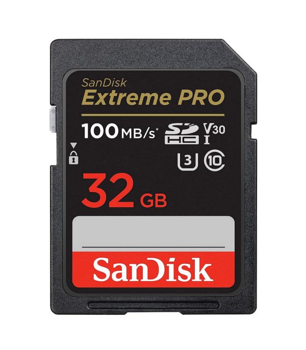 Sandisk - SDHC EXTREME PRO V30 32GB 100MBS prix maroc kamerty (1)