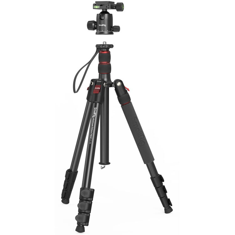 SMALLRIG Mini Trépied 2664 Léger Aluminium Avec Rotule 360° Et Plaque Arca - Pour Appareil Photo, Smartphone, GoPro
