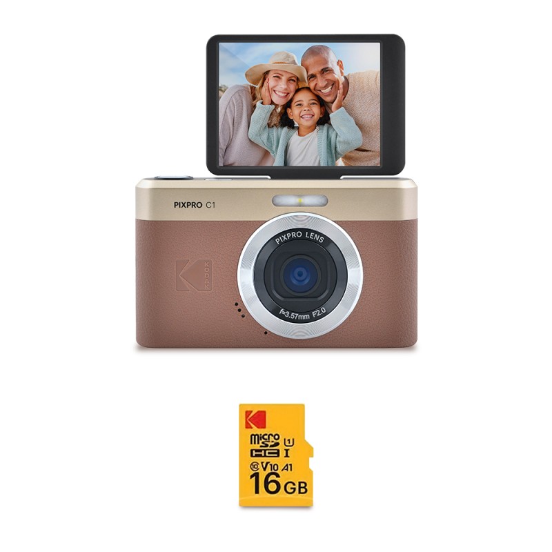 KODAK PIXPRO C1 – Brown Digital Camera