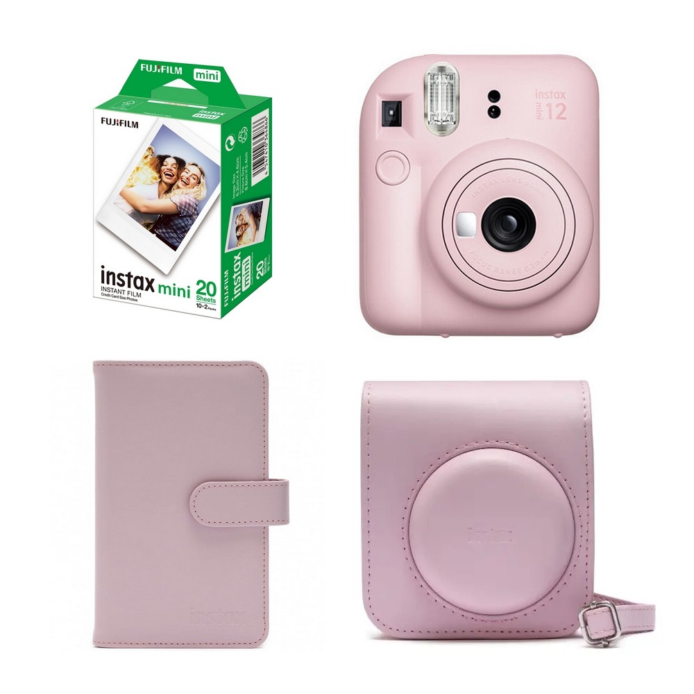 Pack Instax Mini 12 + Film + Album + Pochette