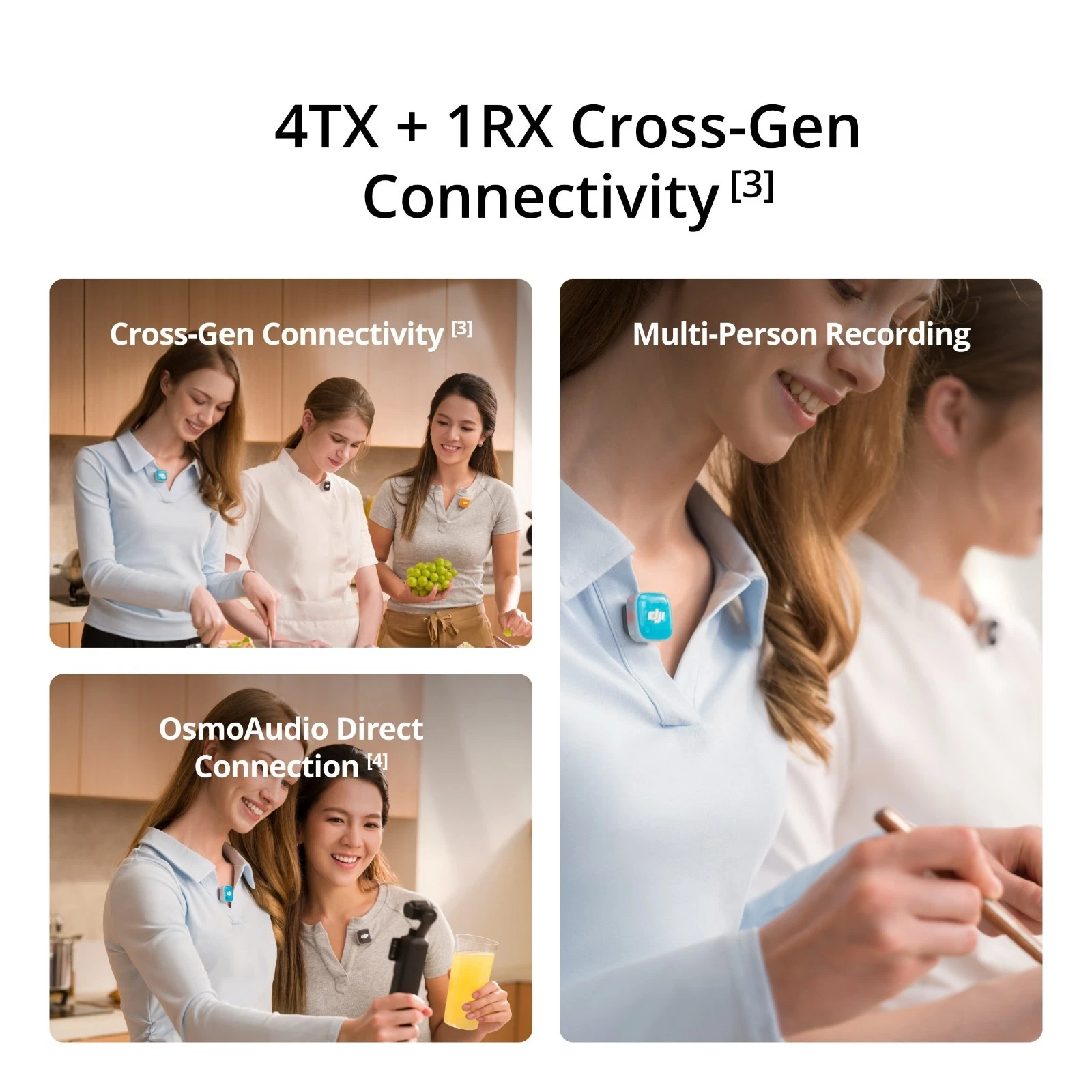 DJI Mic Mini 2S (2 TX + 1 RX + Boîtier de recharge) – Image 6