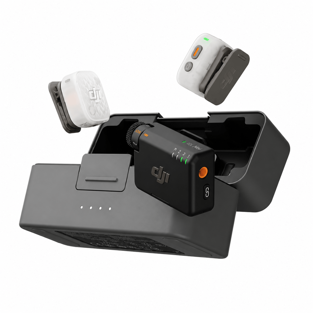DJI Mic Mini 2S (2 TX + 1 RX + Boîtier de recharge)
