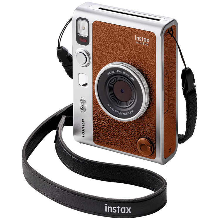 FUJIFILM instax mini EVO Brown + 20 Photos + Album – Image 2
